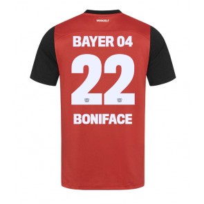 Billiga Bayer Leverkusen Victor Boniface #22 Hemmatröja 2024-25 Kortärmad